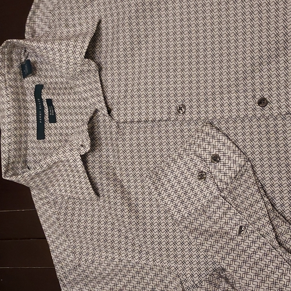 Men's Perry Ellis Slim Fit Dress Shirt
